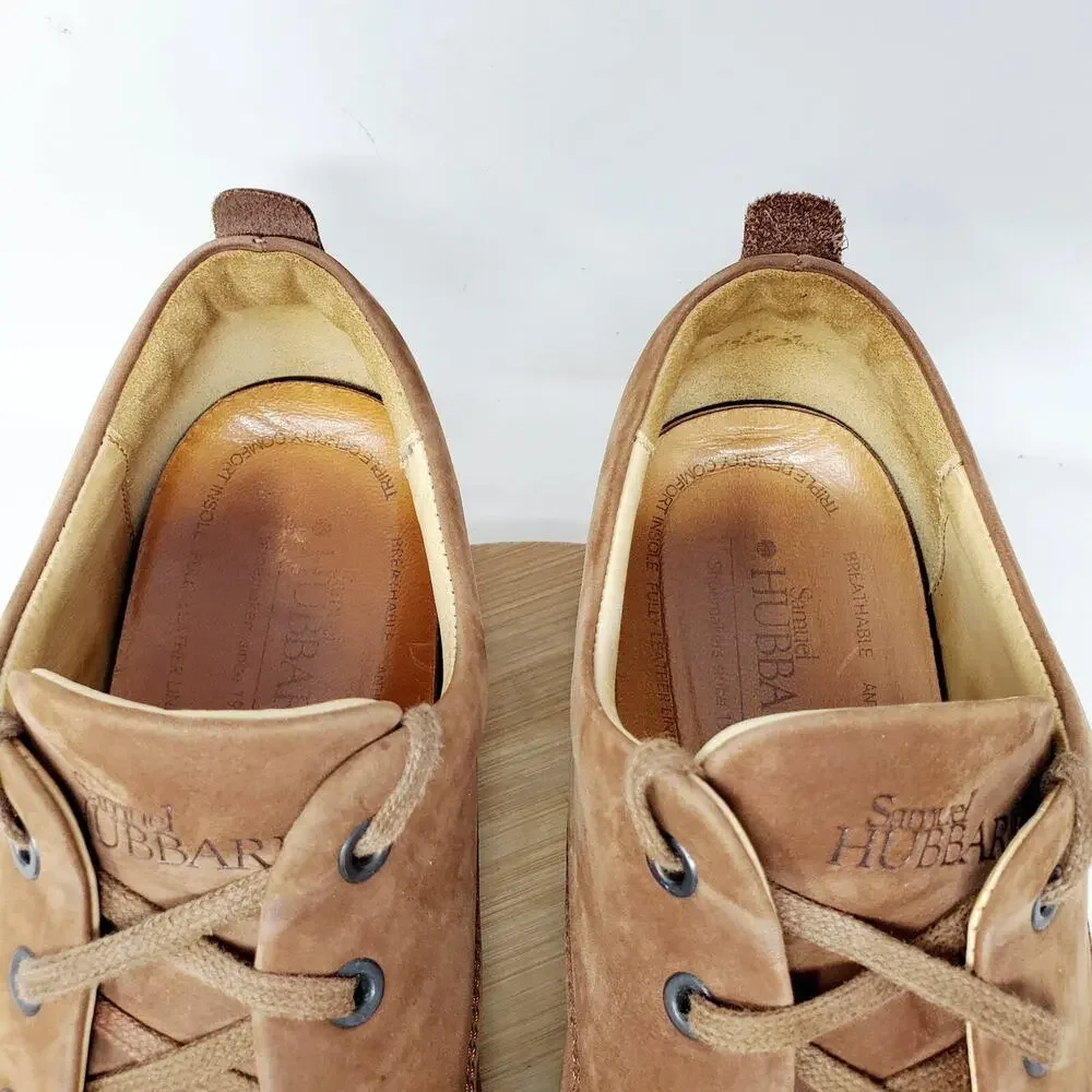 Samuel Hubbard Free Shoes Mens 11.5 W Brown‎ Leather Oxford Comfort Vibram
